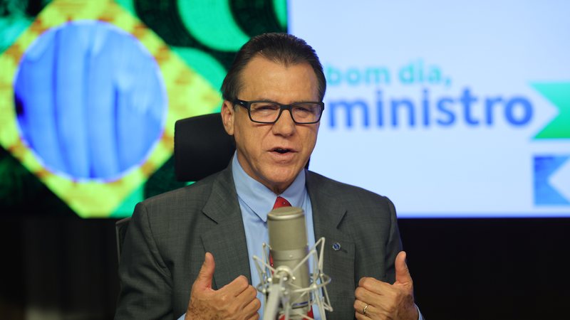 Luiz Marinho em participação no programa Bom Dia, Ministro - Fabio Rodrigues-Pozzebom/ Agência Brasil