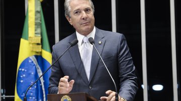 Foto de arquivo de 05/08/2015 de Fernando Collor de Mello (PTB-AL) no Senado, em Brasília (DF) - Dida Sampaio/Estadão Conteúdo