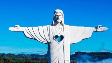 Cristo Protetor na cidade de Encantado (RS) - Divulgação