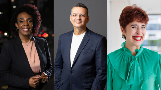 Três Top Voices contam como o reconhecimento que ganharam na rede social impactou suas carreiras e dão dicas para quem deseja se destacar online - Montagem / Divulgação