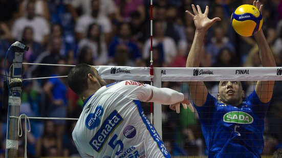 Final do campeonato da Superliga masculina de vôlei - Anderson Romão/Agif - Agência de Fotografia/Agif/Estadão Conteúdo