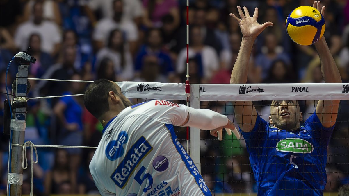 Final do campeonato da Superliga masculina de vôlei - Anderson Romão/Agif - Agência de Fotografia/Agif/Estadão Conteúdo