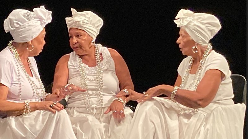 Peça leva à cena mulheres negras artistas de 63 a 74 anos com vasta experiência no mundo do samba - Divulgação