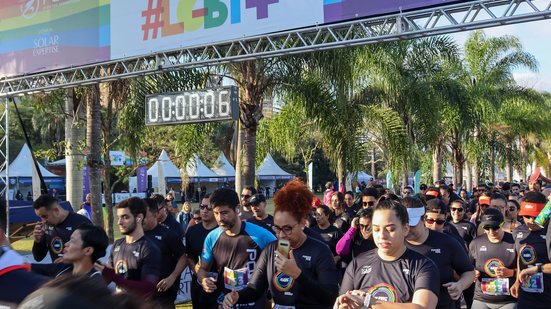 Para organizador do evento, a corrida mostra a importância de cuidar do condicionamento físico, independente da orientação sexual e gênero - Rubens Shiromaro