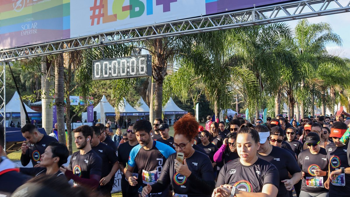 Para organizador do evento, a corrida mostra a importância de cuidar do condicionamento físico, independente da orientação sexual e gênero - Rubens Shiromaro