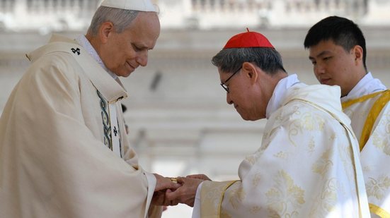 Papa Leão XIV recebe o Anel do Pescador - Reprodução/Vatican New