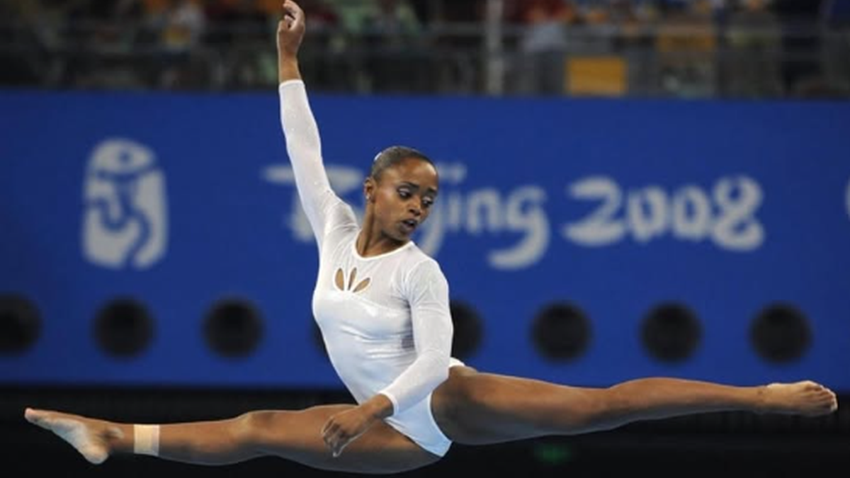 O filme de ficção vai retratar sua trajetória como uma jovem negra que rompeu barreiras raciais e sociais para se tornar ícone do esporte - Reprodução/Instagram @daiane_gs_
