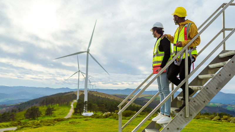 A energia eólica eólica contribui para a descarbonização; governo quer impulsionar fontes de energia "acessíveis e confiáveis" - Envato