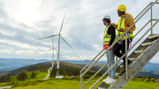 A energia eólica eólica contribui para a descarbonização; governo quer impulsionar fontes de energia "acessíveis e confiáveis" - Envato