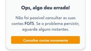 Falha no aplicativo do FGTS assustou usuários, mas Caixa diz que situação já foi regularizada - Reprodução