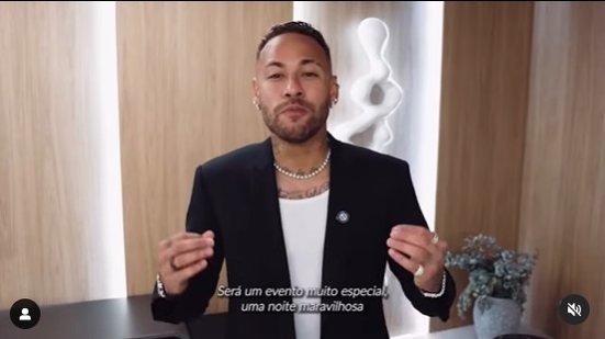 Neymar anuncia leilão em dia de jogo da Seleção Brasileira - Reprodução Instagram @institutoneymarjr