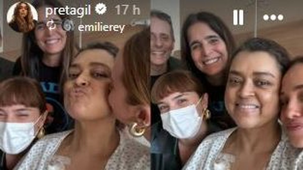 Preta Gil recebeu visita da família de Bellotto durante internação para tratamento do câncer - Foto: Instagram
