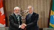 Lula se encontrou com o premiê do Canadá, Mark Carney; mais tarde, deixou a Cúpula do G7 e antecipou seu retorno ao Brasil - Ricardo Stuckert / PR