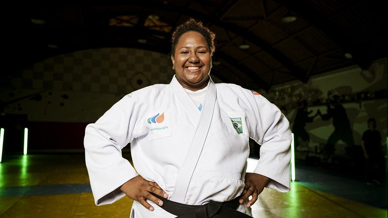 Bia Souza se despede da etapa individual do Mundial de Judô, em Budapeste - Divulgação/Neoenergia