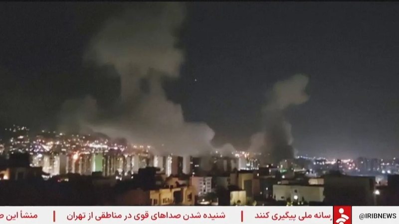 Ataque aéreo de Israel ao Irã foi iniciado na madrugada desta sexta-feira, 13 - Reprodução IRIBNews