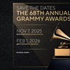 Grammy 2026 acontecerá em 1º de fevereiro. A lista de indicados deve ser divulgada em 7 de novembro - Foto: divulgação/Grammy