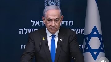 Declaração de Netanyahu ocorre um dia antes de a ONU votar resolução redigida pelos EUA que deixa a porta aberta para a independência palestina - Reprodução