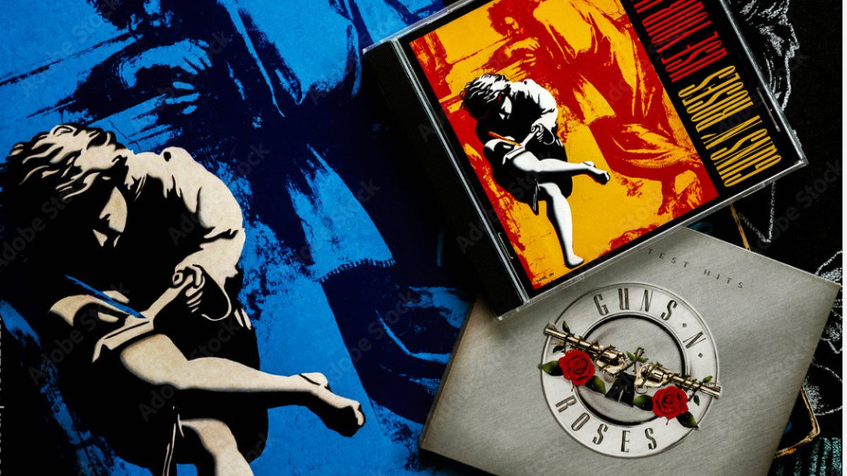 A formação é liderada pelo vocalista Axl Rose, e conta com o guitarrista Slash, o baixista Duff McK e o baterista Isaac Carpenteragan - Adobe Stock