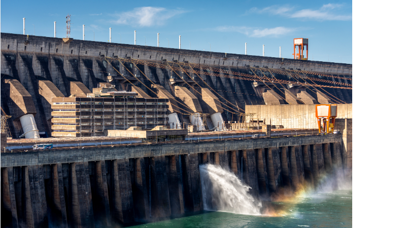 Volume de chuva pode prejudicar a vazão de hidrelétricas; em setembro, a bandeira amarela pode voltar a ser adotada - Divulgação / Itaipu