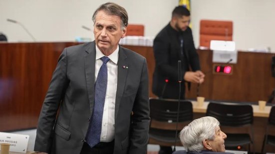 O ex-presidente Jair Bolsonaro (PL) e outros cinco réus prestaram depoimento - Foto: Valter Campanato/Agência Brasil