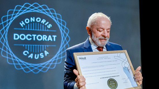 O presidente Lula recebe título de Honoris Causa em Paris - Ricardo Stuckert/PR