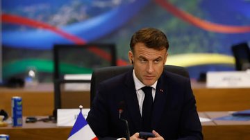 O presidente francês, Emmanuel Macron, defendeu a análise acelerada da proposição - Tânia Rêgo/Agência Brasil