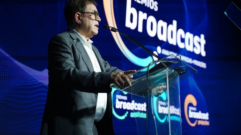 O economista Nouriel Roubini fez palestra no evento Prêmios Broadcast 2025 - Divulgação