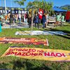 Líderes indígenas protestam contra leilão de áreas de exploração de petróleo na Foz do Amazonas - Gabriela da Cunha