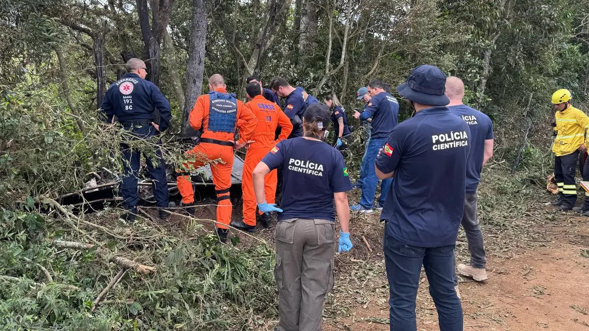 A tragédia aconteceu na manhã de sábado, 21, e 13 pessoas conseguiram se salvar - CBM-SC/Divulgação