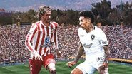 Botafogo encara o Atlético de Madrid nesta segunda-feira, às 16h - Reprodução Dazn/Botafogo