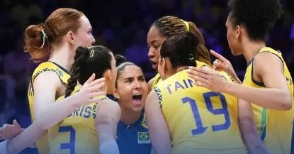 A Alemanha já tinha dado trabalho contra as italianas, na quinta-feira - Página oficial do Instagram da Confederação Brasileira de Voleibol