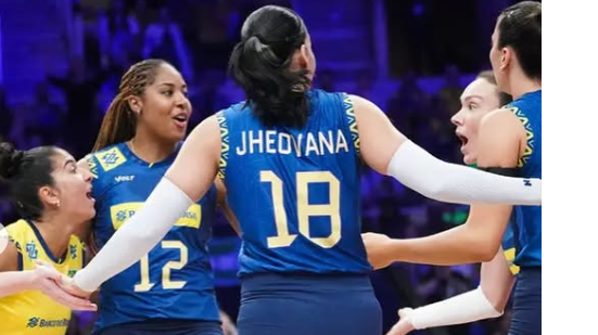 O próximo jogo do Brasil na Liga das Nações será no dia 18 de junho, contra a Bélgica - Reprodução/Instagram @cbvolei