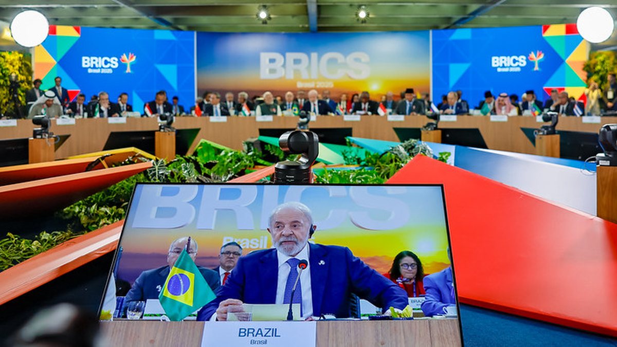 Lula na reunião do Brics: "É preciso colocar o desenvolvimento sustentável no "entro do debate" - Ricardo Stuckert / PR