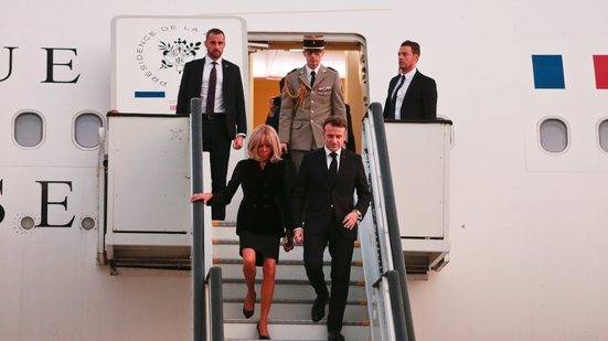 O casal Macron abril um processo de difamação contra a influenciadora americana em um tribunal de Delaware (EUA) - Jorge William/G20  /. Fotos Públicas