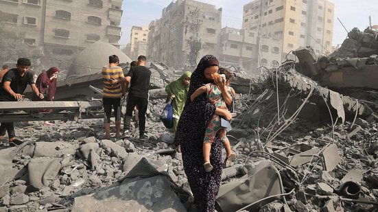 Destruição em Gaza: líderes europeus pedem liberação da assistência humanitária para o enclave e apoiam cessar-fogo - RS/Fotos Públicas