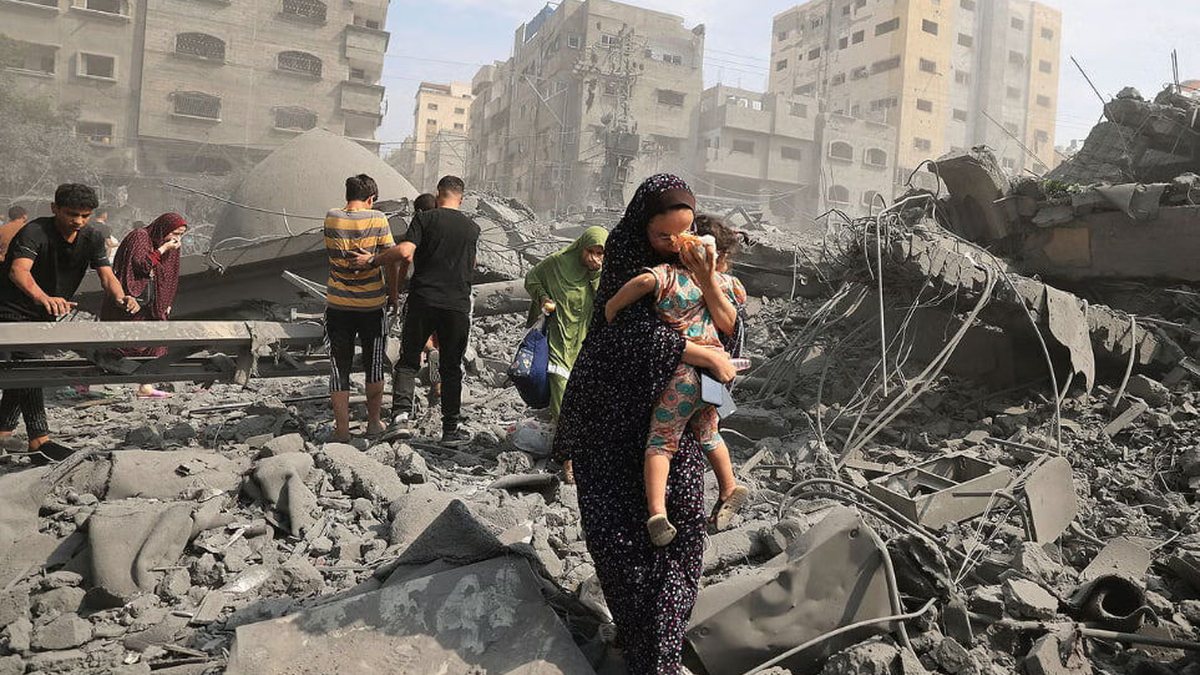 Destruição em Gaza: líderes europeus pedem liberação da assistência humanitária para o enclave e apoiam cessar-fogo - RS/Fotos Públicas