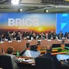 Visão geral de sessão plenária durante a 17ª Cúpula do BRICS, realizada no Museu de Arte Moderna (MAM), no Rio de Janeiro, neste domingo - Paulo Carneiro/Ato Press/Estadão Conteúdo