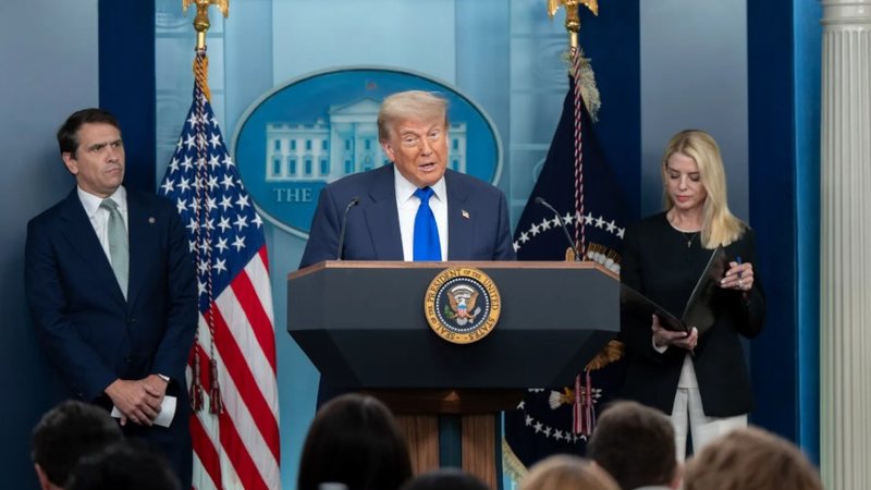 As declarações surgem à luz de um novo acordo comercial fechado com o Japão - Divulgação/The White House