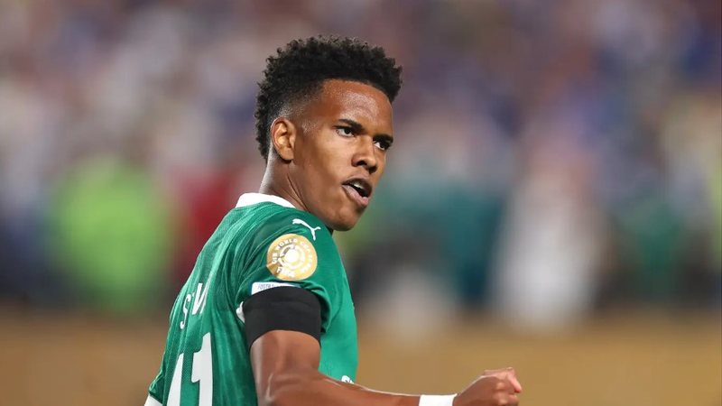 Estevão, autor do gol do Palmeiras na partida contra o Chelsea - Reprodução / Fifa