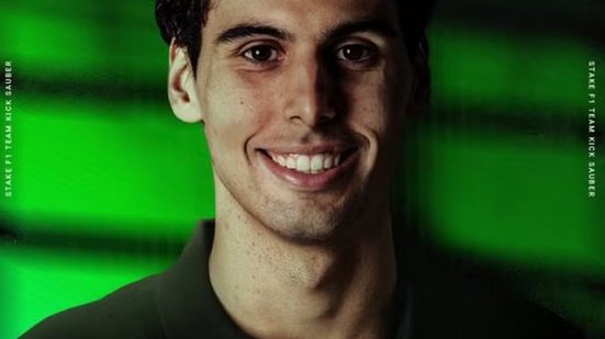 O piloto Gabriel Bortoleto, da Sauber, arregimenta patrocinadores para a Fórmula 1 - Divulgação
