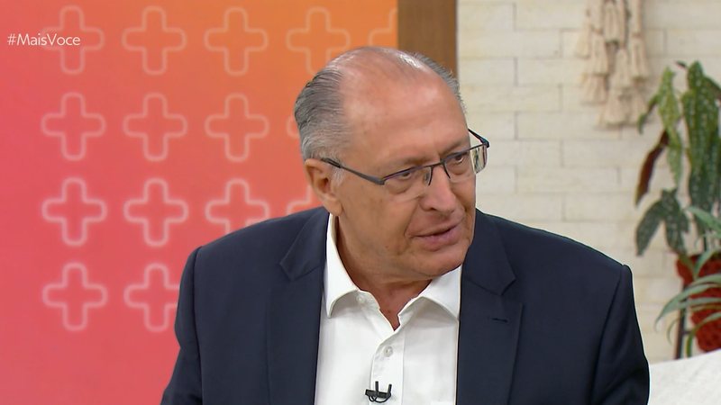 O vice-presidente concedeu entrevista à apresentadora Ana Maria Braga, na TV Globo - Reprodução/Globoplay