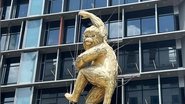 Obra "Golden Monkey" será instalada no prédio B32, na Faria Lima - Reprodução Instagram @lisaroet
