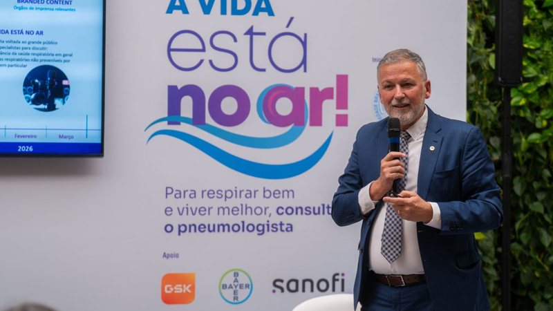 Presidente da Sociedade Brasileira de Pneumologia e Tisiologia (SBPT), Ricardo Amorim alertou para aumento dessas doenças - Junior Rosa/SBPT