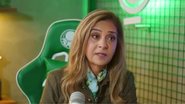 A presidente do Palmeiras, Leila Pereira, diz que está otimista para renovação de contrato com o técnico Abel Ferreira - Reprodução CNN