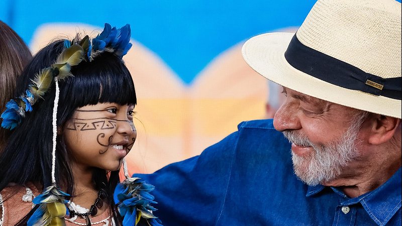 Presidente Lula durante cerimônia no Vale do Jequitinhonha, em Minas Novas (MG) - Ricardo Stuckert/PR
