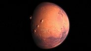 Vista de Marte, um planeta sem água - Envato