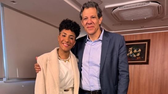 O ministro Fernando Haddad deu entrevista ao canal Nath Finanças - Reprodução Instagram