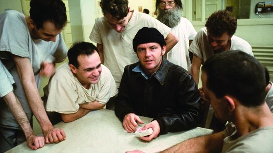 Jack Nicholson em Um Estranho no Ninho: amizade com Danny de Vito começou no set do filme - Divulgação