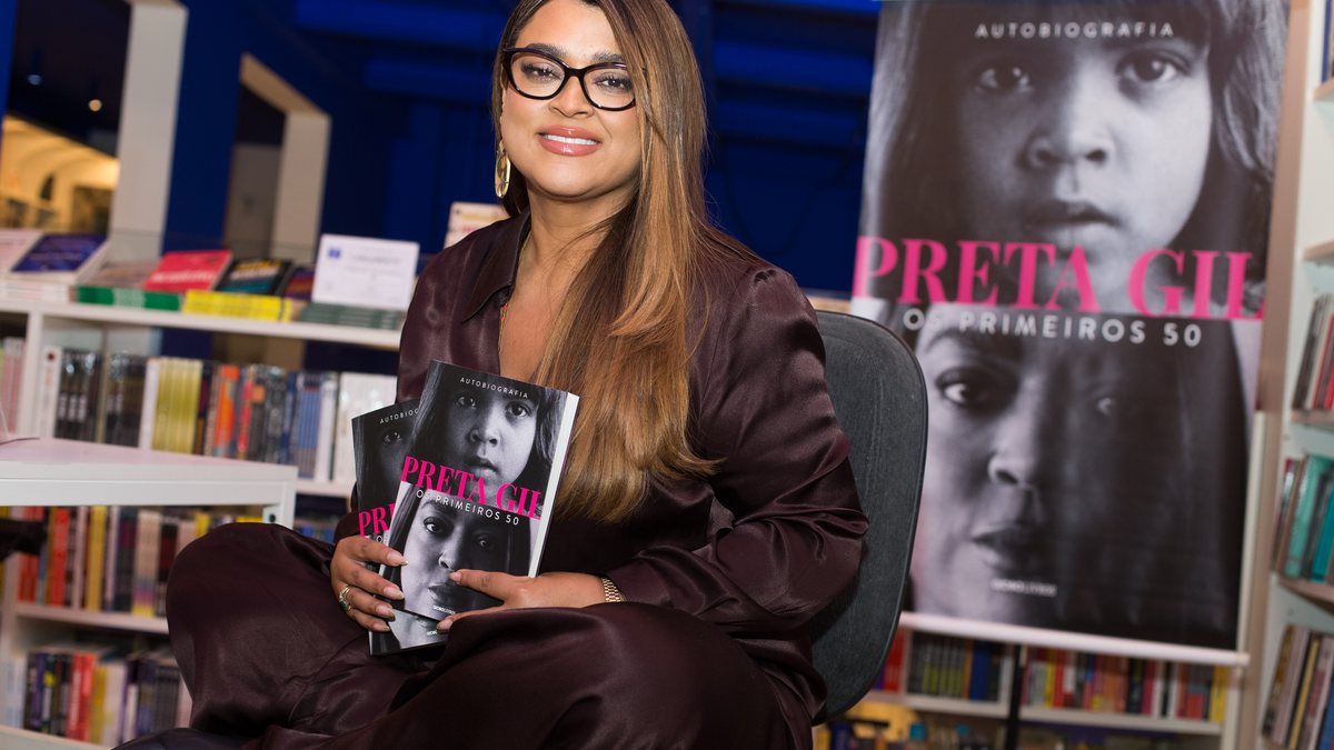 Registro do lançamento do livro da cantora Preta Gil, que faleceu neste domingo, 20, vítima de câncer colorretal - Tiago Queiroz/Estadão