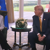 Donald Trump, e a presidente da Comissão Europeia, Ursula von der Leyen, fecharam neste domingo - Reprodução/YouTube/@TheWhiteHouse